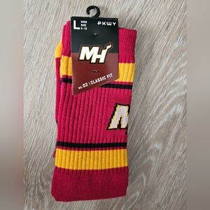 NEW NBA Miami heat tall socks large